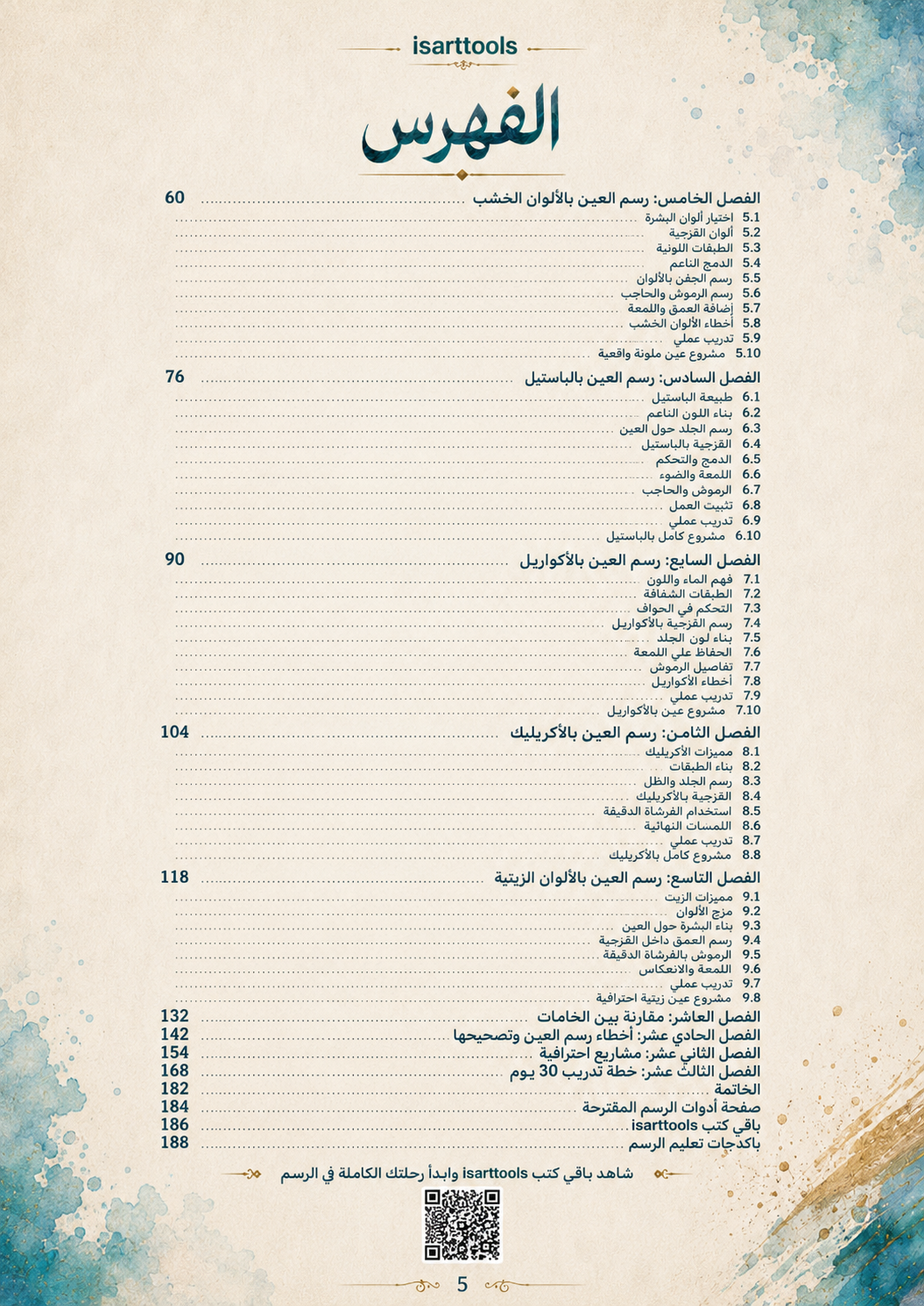 عين الفنان – الدليل الشامل لرسم العين بجميع الخامات | pdf