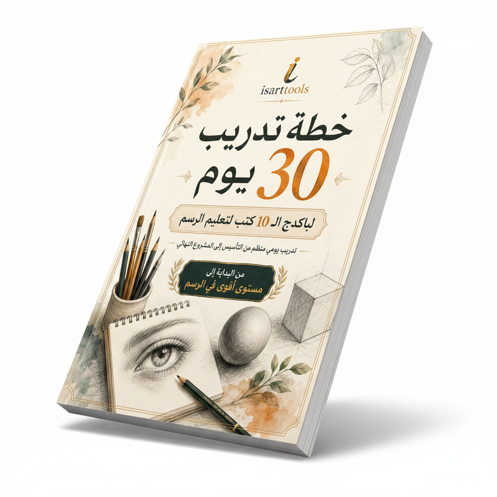 خطة تدريب 30 يوم - باكدج الـ 10 كتب لتعليم الرسم