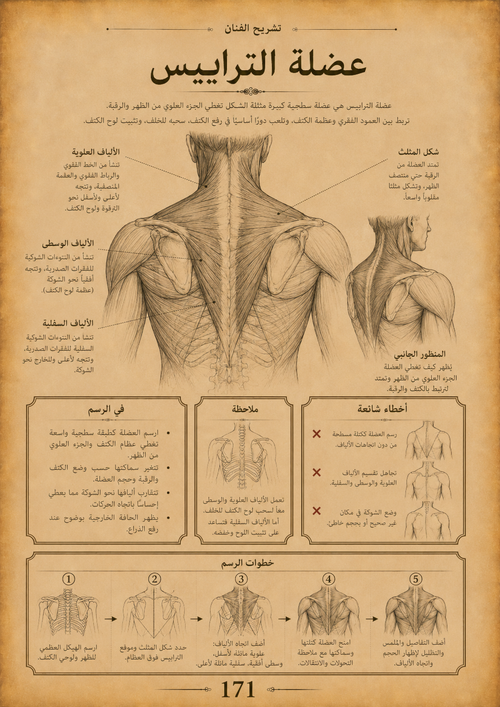 تشريح الفنان – الدليل الشامل لرسم الجمجمة والجسم الكامل